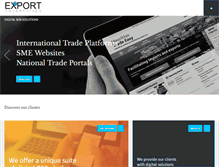 Tablet Screenshot of export-entreprises.com